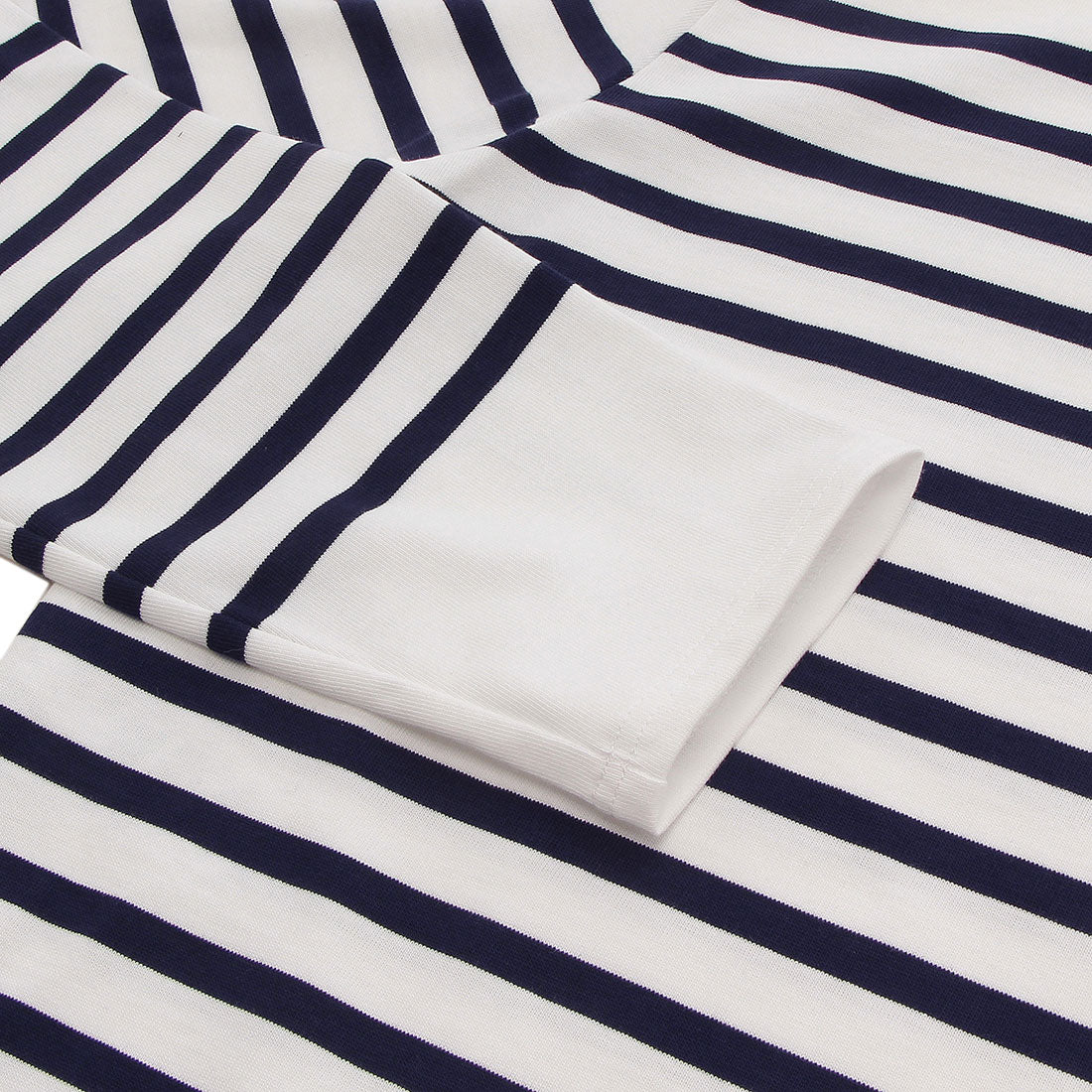 セントジェームス SAINT JAMES Tシャツ カットソー ナヴァル ホワイト ネイビー メンズ レディース ユニセックス ST.JAMES 2691 コットン100%