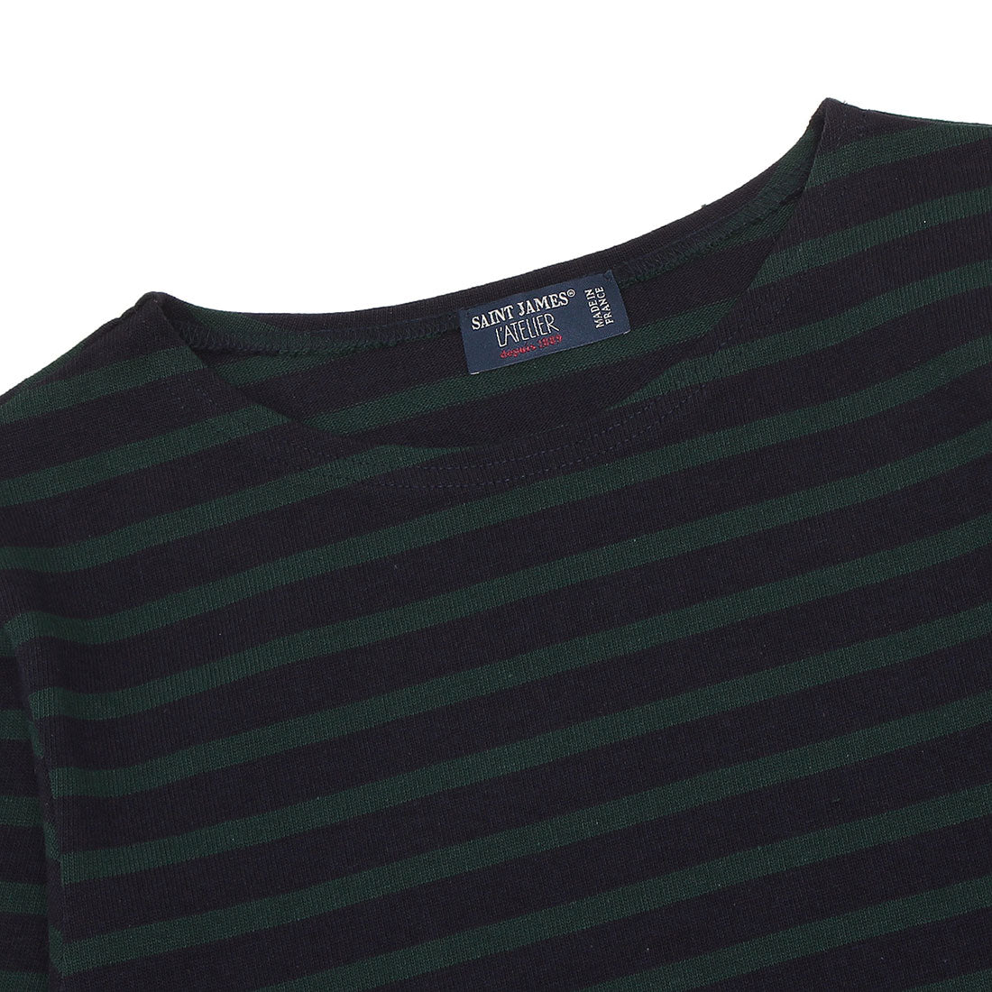 セントジェームス SAINT JAMES Tシャツ カットソー メリディアン ボートネック ネイビー グリーン メンズ レディース ユニセックス ST.JAMES 6870