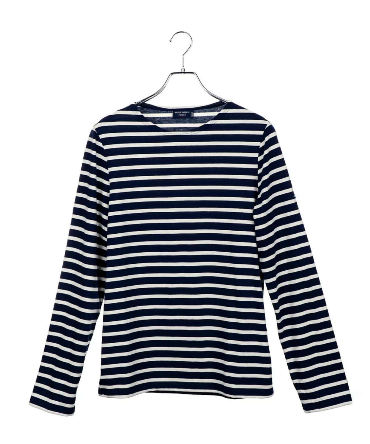 セントジェームス SAINT JAMES セントジェームス SAINT JAMES MINQUIERS MODERNE ボーダー カットソー ロンT クルーネック （marine /ecru） marine /ecru