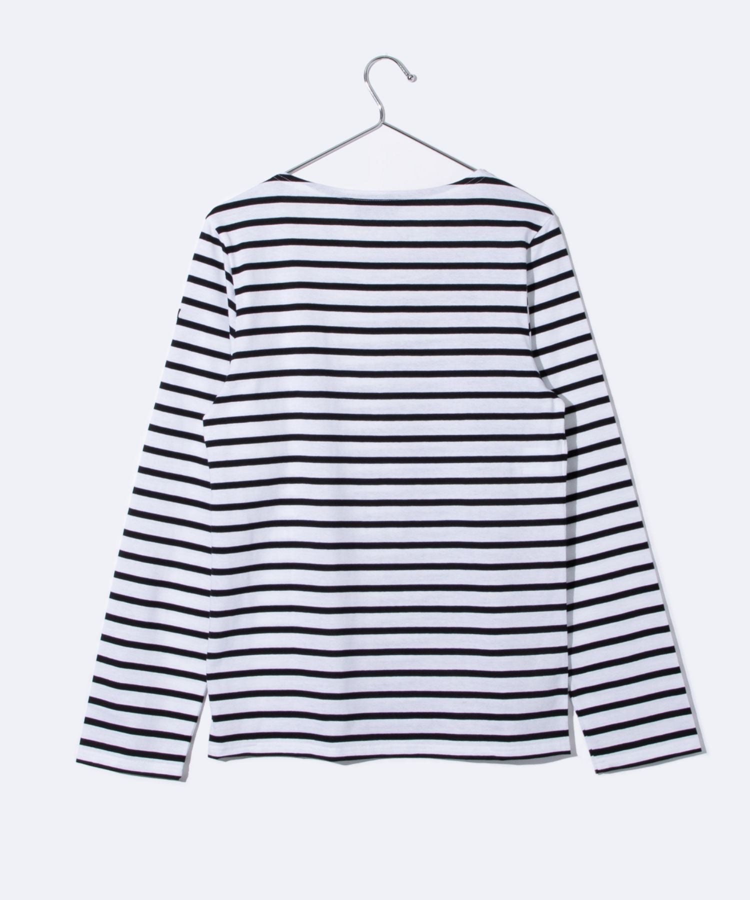 セントジェームス SAINT JAMES セントジェームス SAINT JAMES MINQUIERS MODERNE ボーダー カットソー ロンT クルーネック （neige/noir） neige/noir