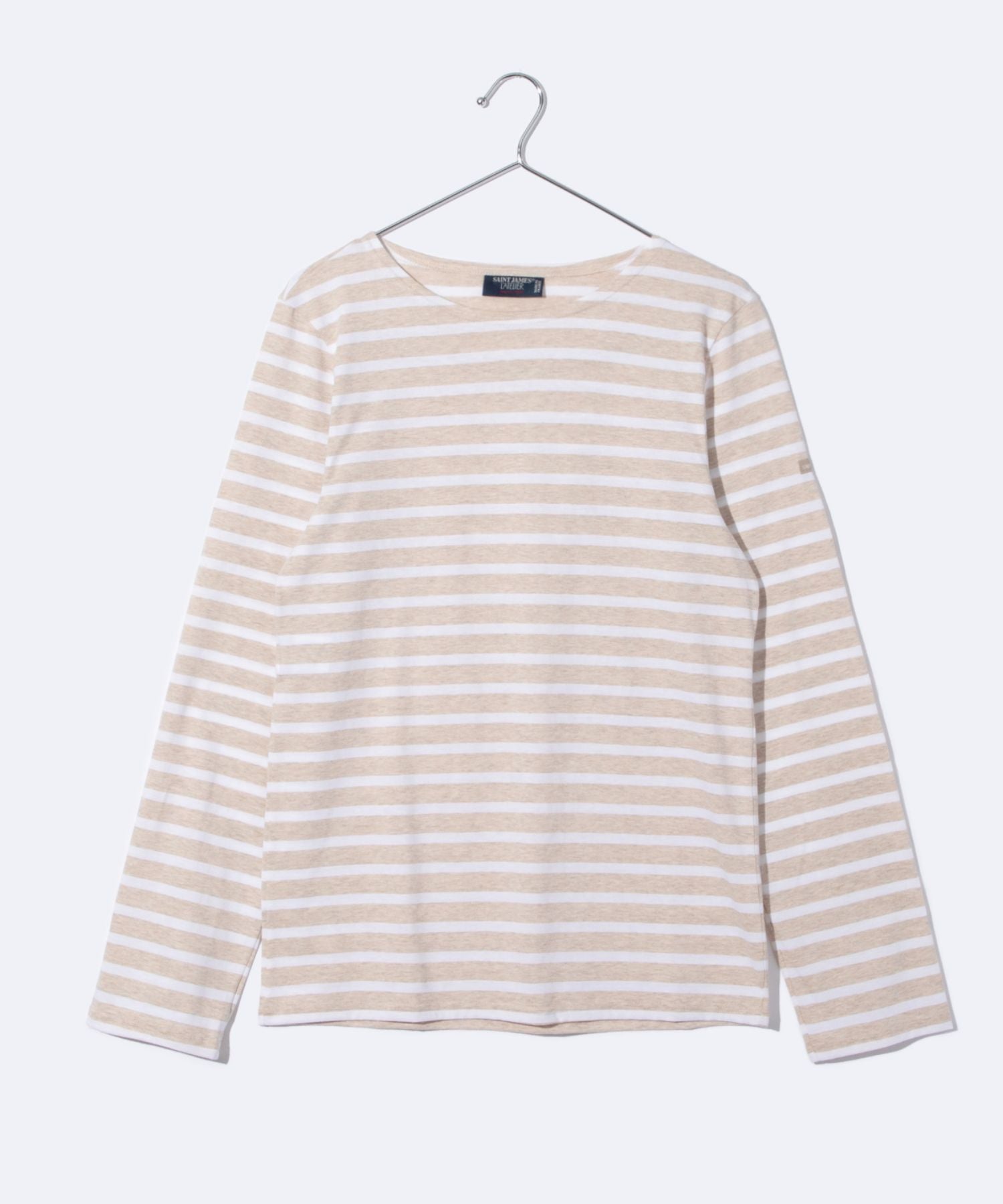 セントジェームス SAINT JAMES セントジェームス SAINT JAMES MINQUIERS MODERNE ボーダー カットソー ロンT クルーネック （neige/noir） neige/noir