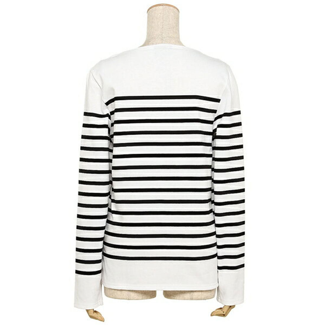 Saint James NAVAL Men's Women's Long T-Shirt SAINT JAMES 2691 IC white black