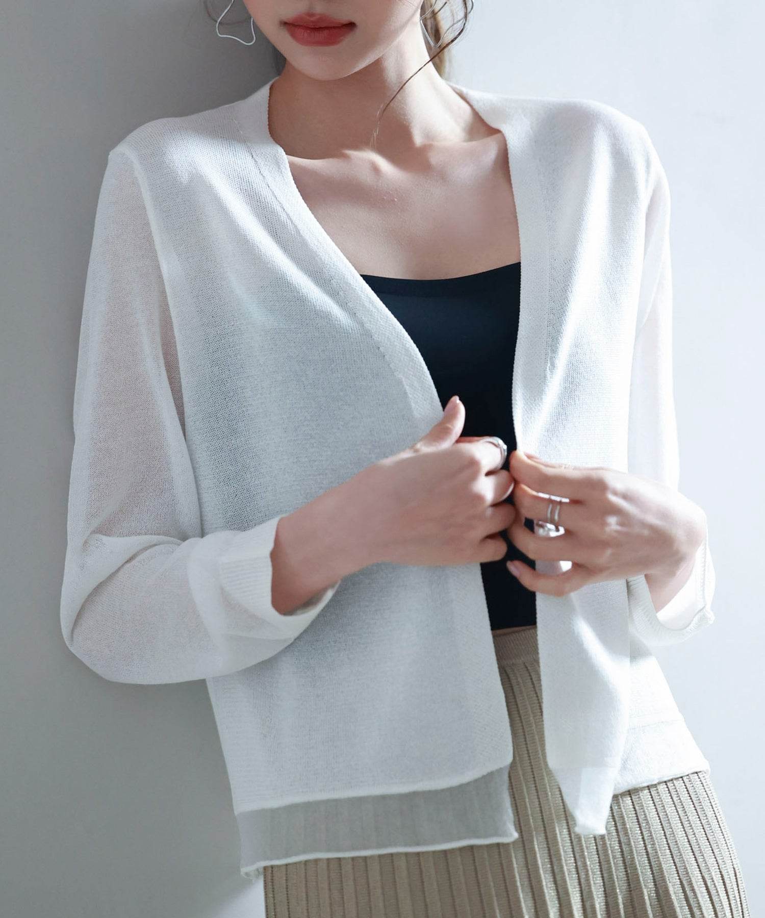 RIBBON LUMI PAPILLON SUMMER KNIT Papillon Sweater