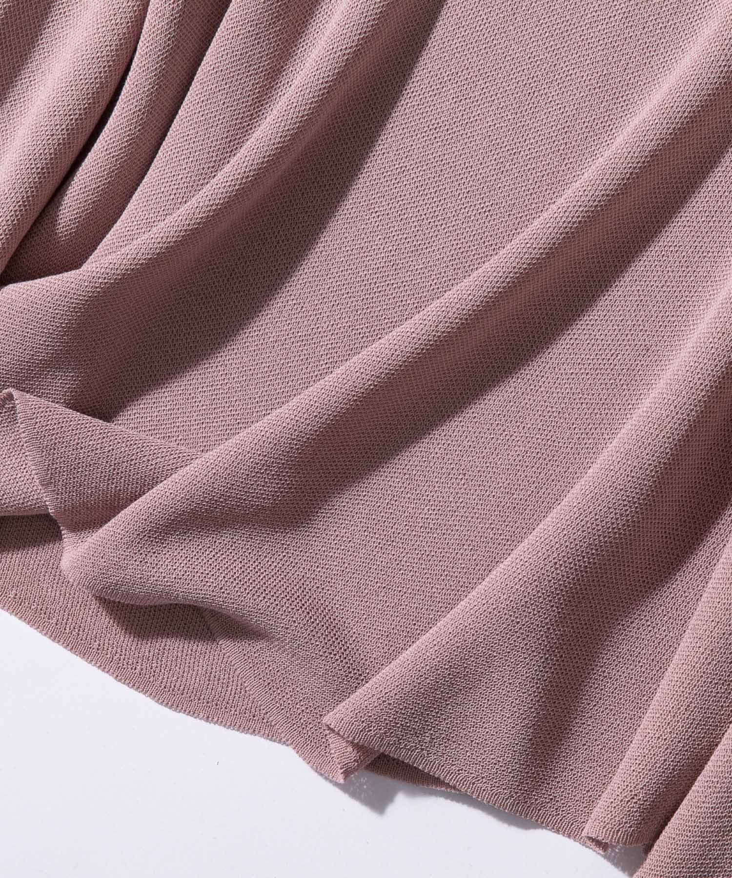 セゾンドパピヨン SAISON DE PAPILLON ビックシルエットフレアスリーブサマーニットプルオーバー （ブラック） ブラック