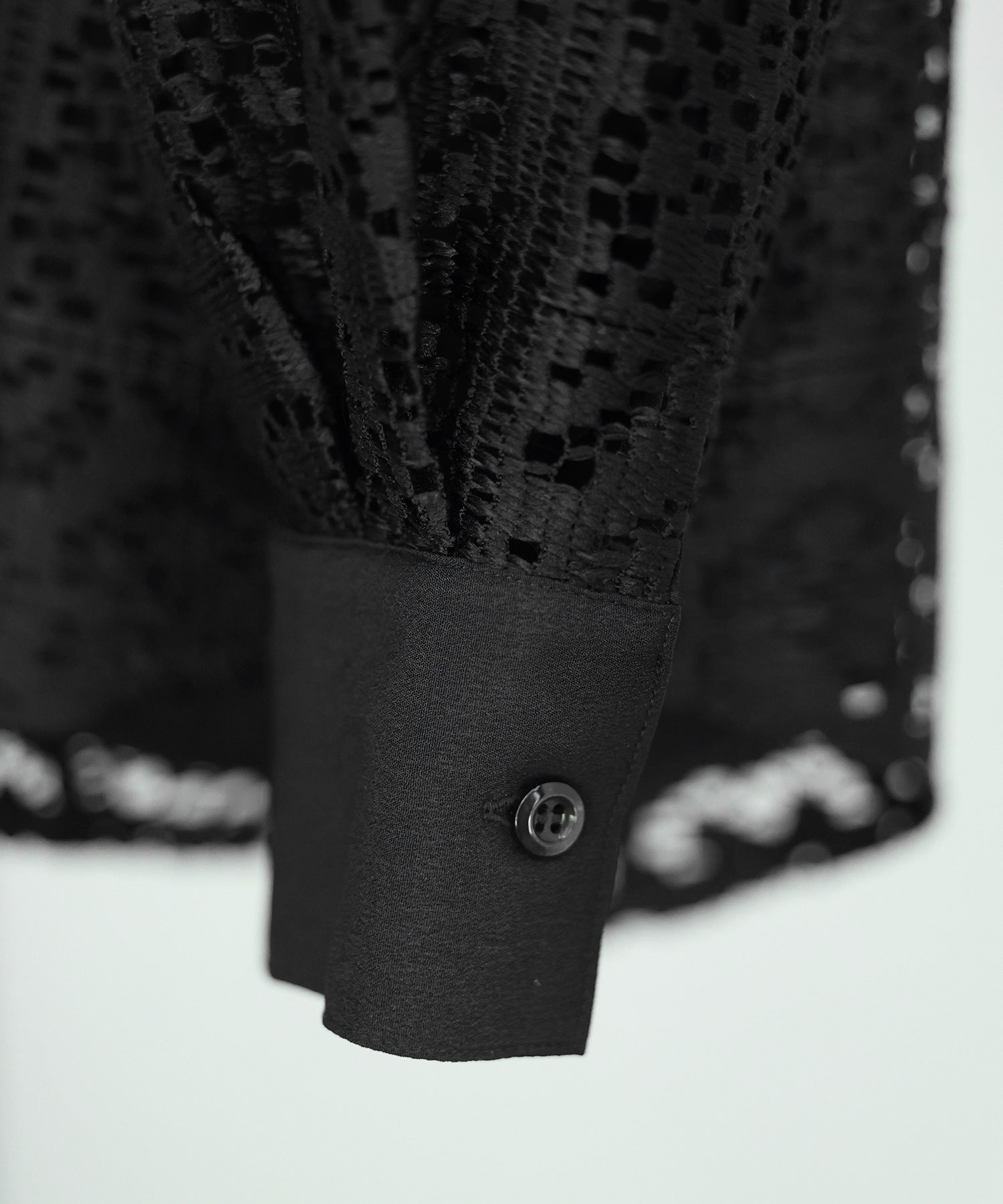 SAISON DE PAPILLON Lace-up Oversized Shirt