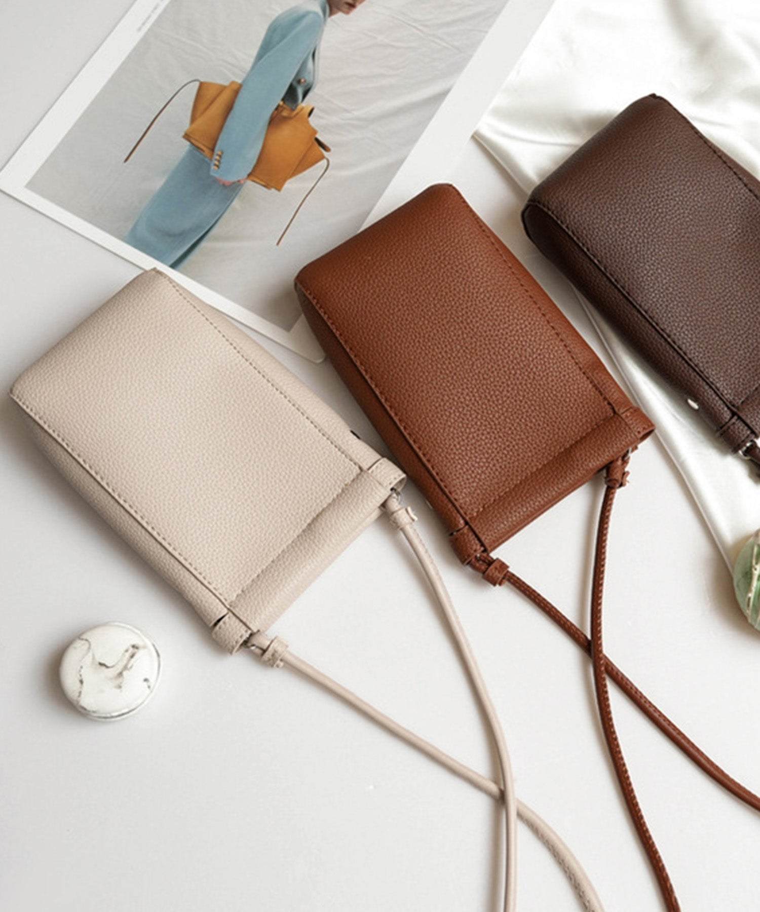 セゾンドパピヨン SAISON DE PAPILLON PUレザーミニショルダー