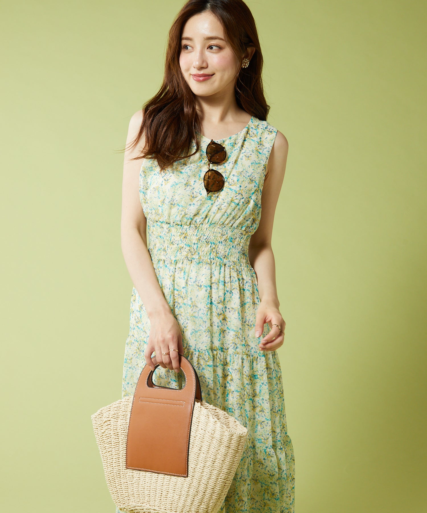 Toac 3-Tiered Printed Dress