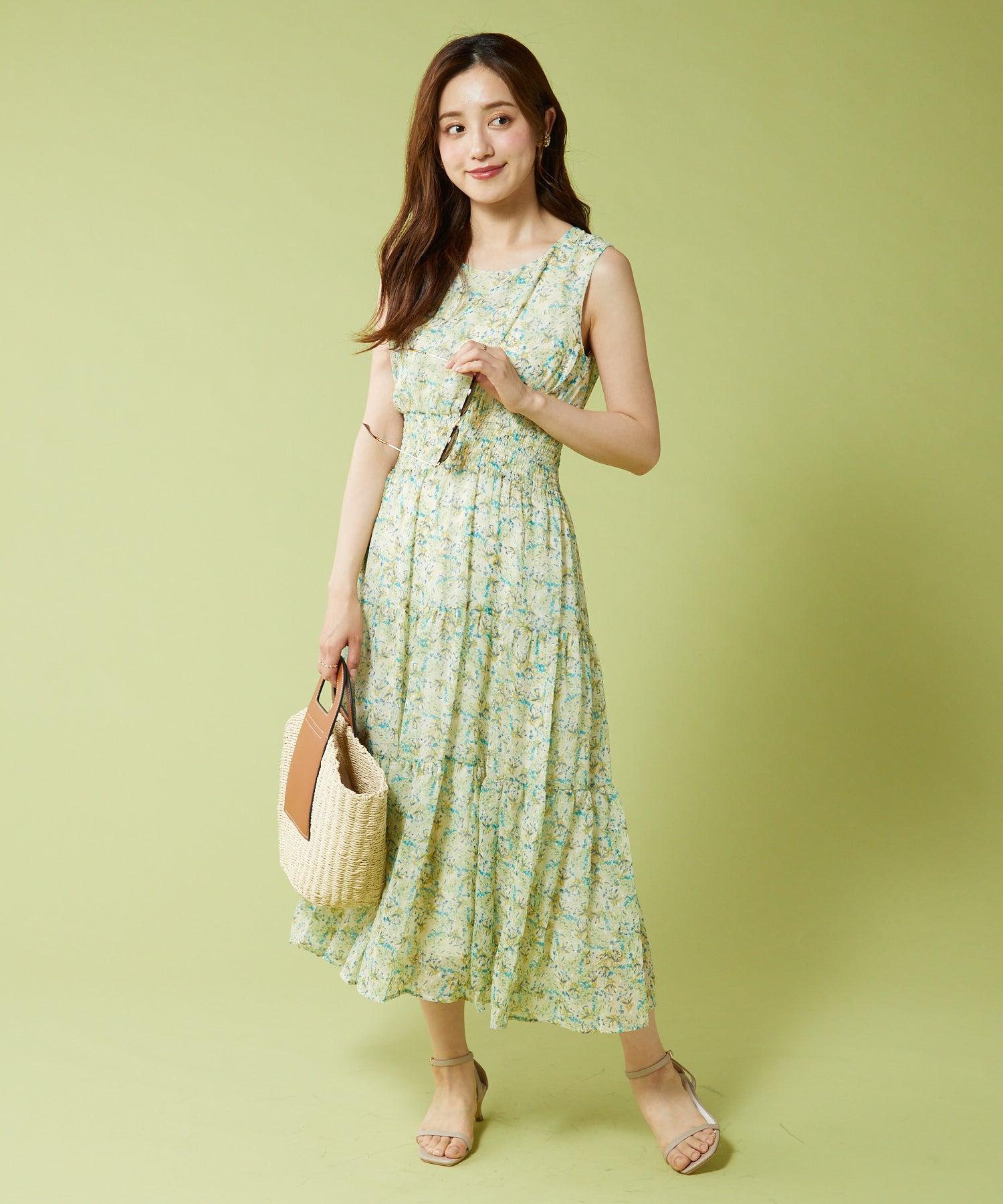 Toac 3-Tiered Printed Dress