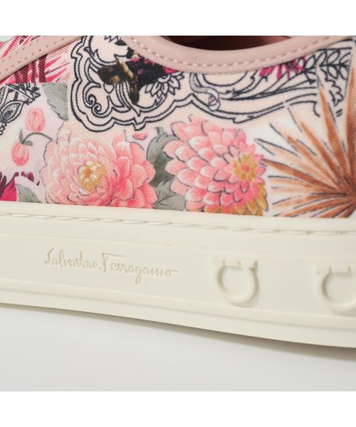 サルバトーレフェラガモ Salvatore Ferragamo FERRAGAMO スニーカー 0737448 BORG PRINT ボルグ （PK-WH/ピンク） PK-WH/ピンク