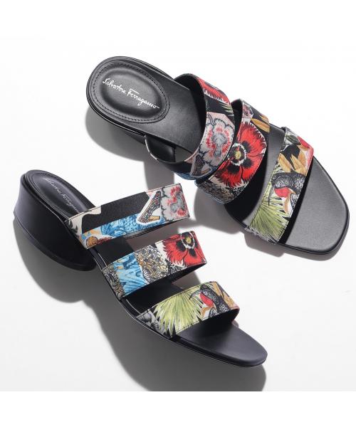 サルバトーレフェラガモ Salvatore Ferragamo FERRAGAMO サンダル MAYA 30 1 0736621 （NERO/ブラック） NERO/ブラック