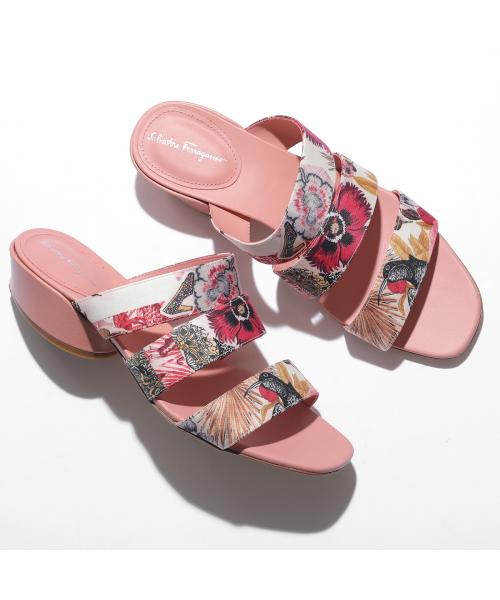 サルバトーレフェラガモ Salvatore Ferragamo FERRAGAMO サンダル MAYA 30 1 0736622 （PK-WH/ピンク） PK-WH/ピンク