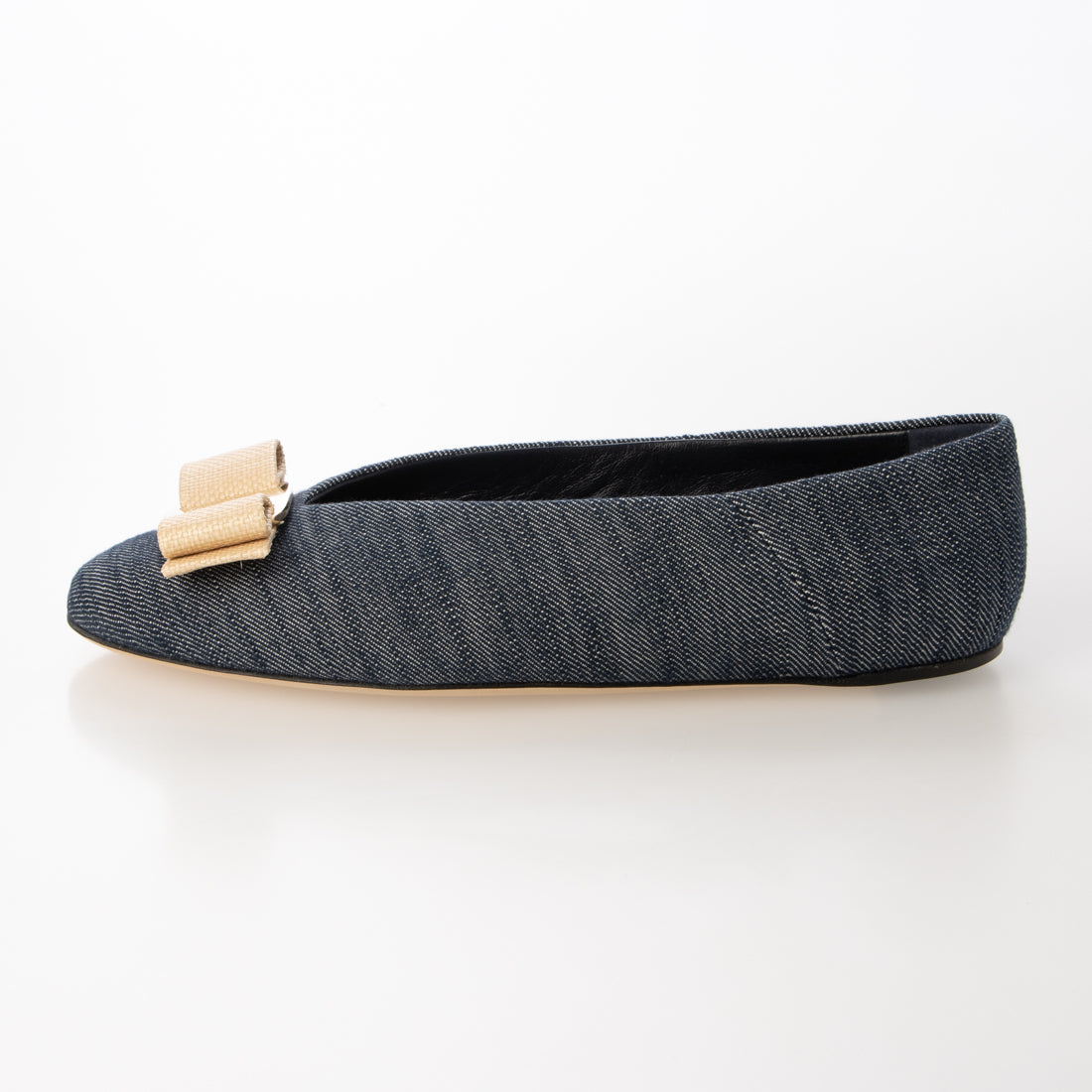 サルバトーレフェラガモ Salvatore Ferragamo VANNA DEN （DENIM） DENIM