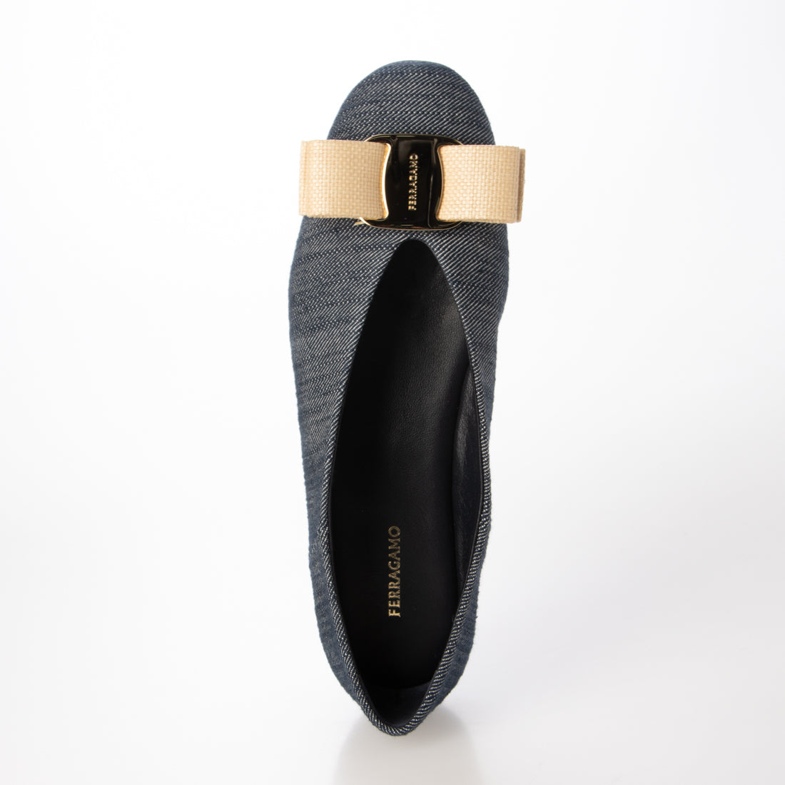 サルバトーレフェラガモ Salvatore Ferragamo VANNA DEN （DENIM） DENIM