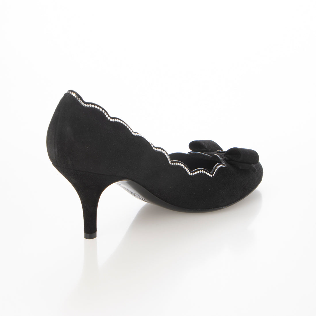 サルバトーレフェラガモ Salvatore Ferragamo スエード ヒールパンプス （BLACK） BLACK