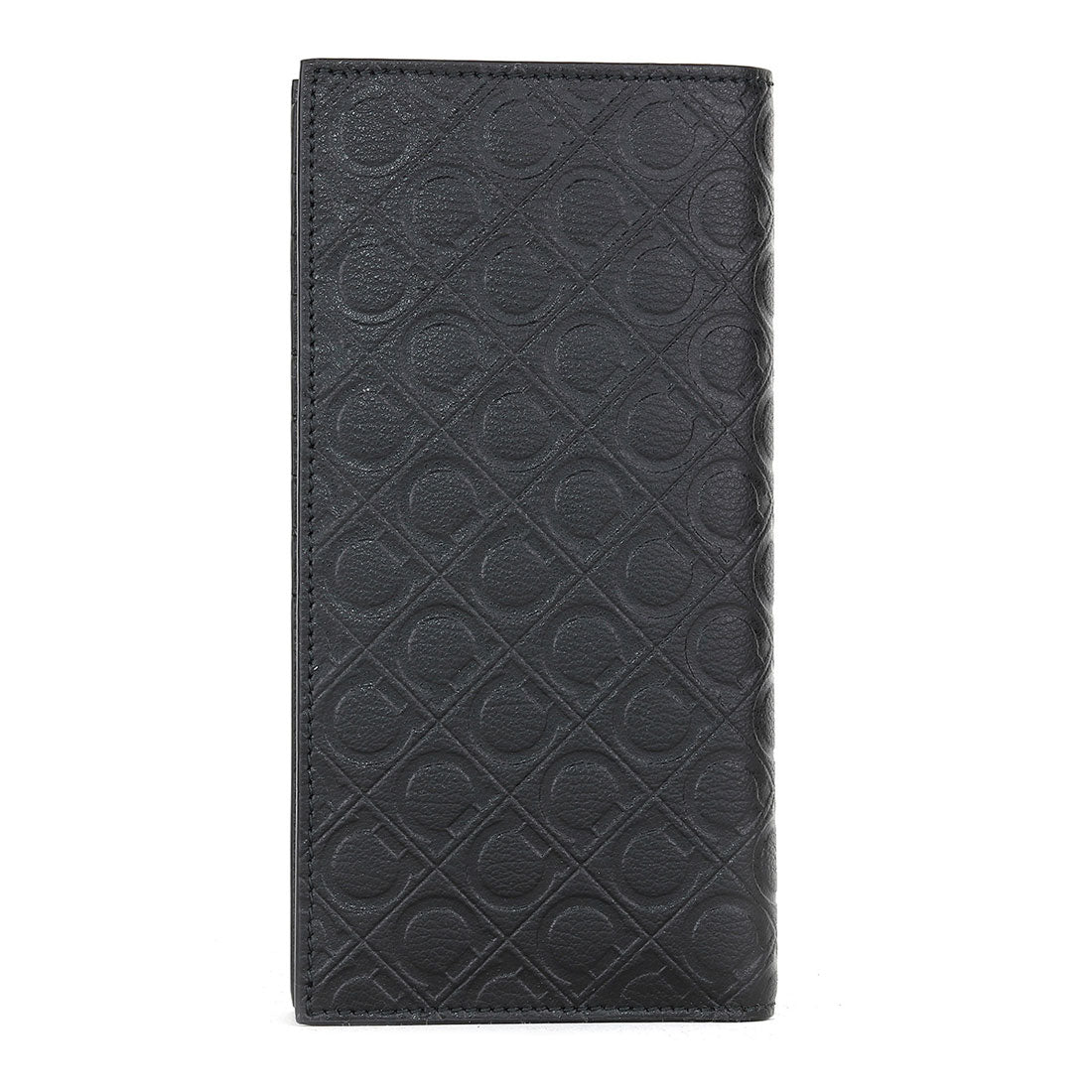 Salvatore Ferragamo Gancini Embossed Wallet 661662 783775 Black
