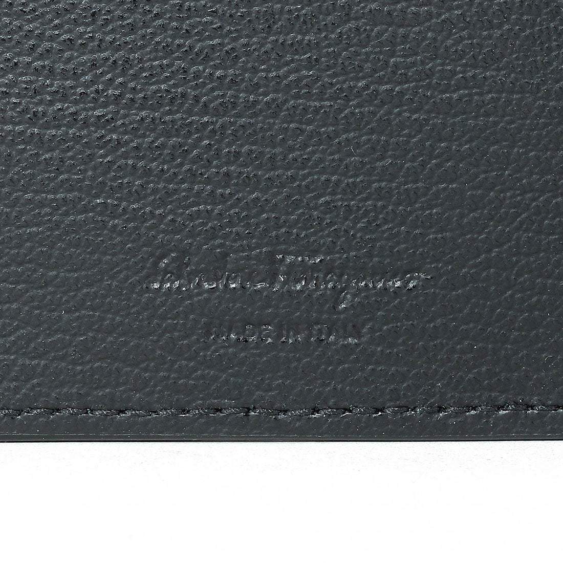 Salvatore Ferragamo Gancini Embossed Wallet 661662 783775 Black