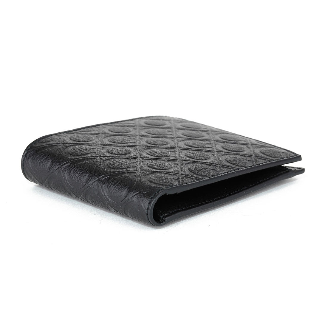 サルバトーレフェラガモ Salvatore Ferragamo 2つ折り財布 ガンチーニ EMBOSSED BIFOLD WALLET 661659 783766 NERO （ネロ） ネロ