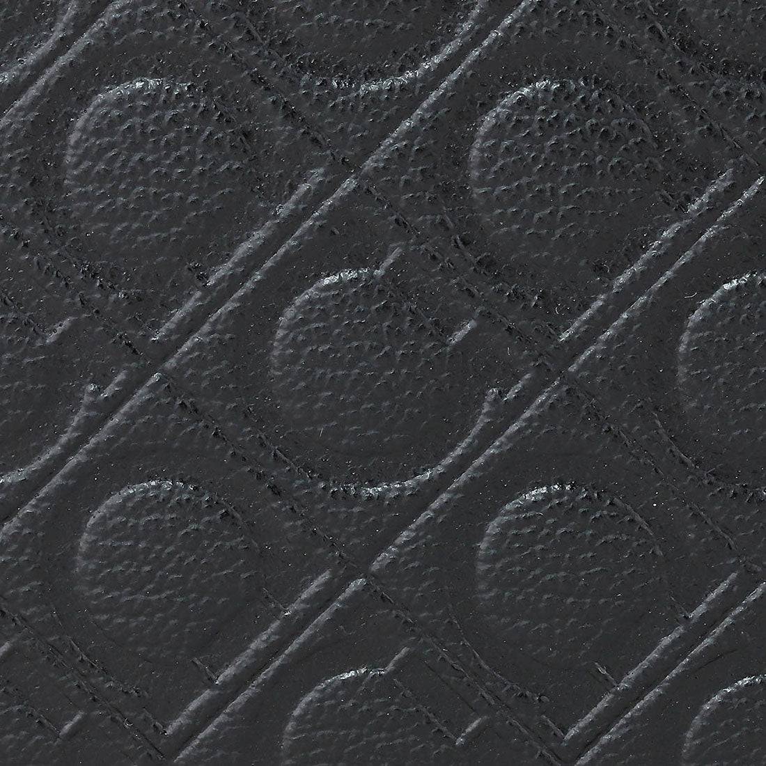 サルバトーレフェラガモ Salvatore Ferragamo 2つ折り財布 ガンチーニ EMBOSSED BIFOLD WALLET 661659 783766 NERO （ネロ） ネロ