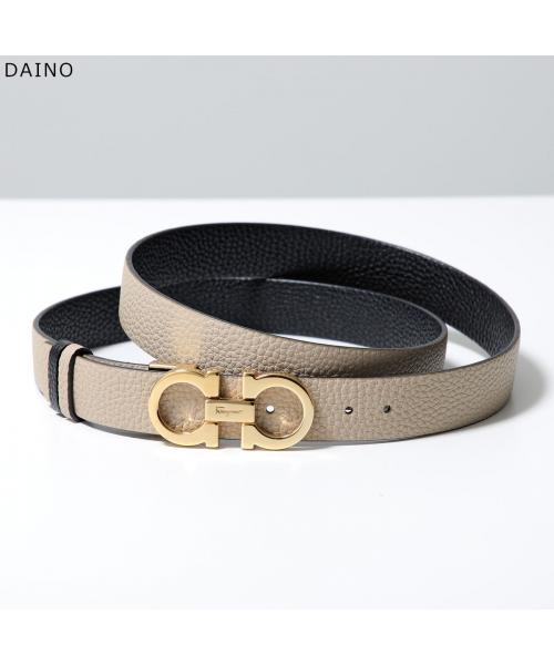 Salvatore Ferragamo SALVATORE FERRAGAMO Belt 23 A565 Double Gancini