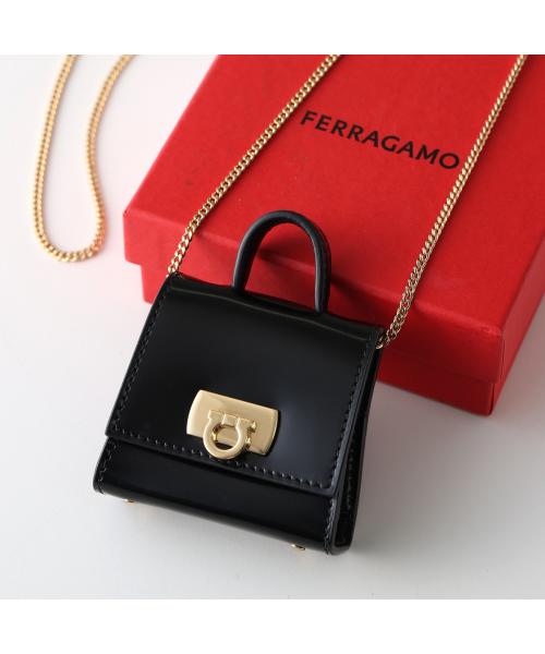 サルバトーレフェラガモ Salvatore Ferragamo FERRAGAMO イヤホンケース 220486 765929 AirPods Proケース （NERO/ブラック） NERO/ブラック