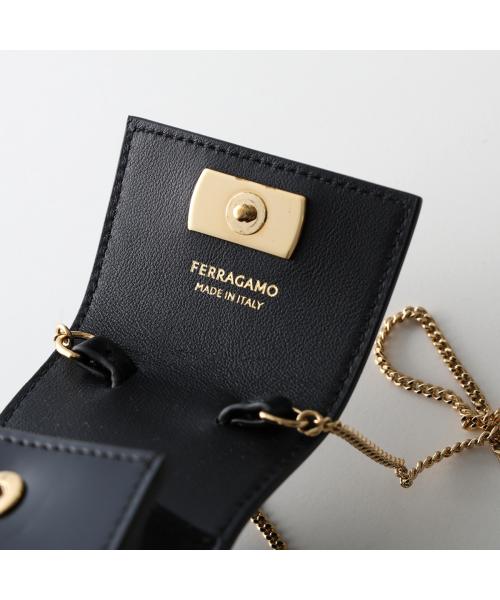 サルバトーレフェラガモ Salvatore Ferragamo FERRAGAMO イヤホンケース 220486 765929 AirPods Proケース （NERO/ブラック） NERO/ブラック