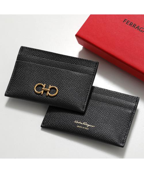 サルバトーレフェラガモ Salvatore Ferragamo FERRAGAMO カードケース GANCINI 220007 742164 （001/NERO/ブラック） 001/NERO/ブラック