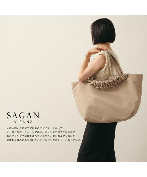 サガン・ヴィエンナ SAGAN Vienna Sagan Vienna トートバッグ PAZAR BOOK TOTE M_01P ブック A4 （BLACK/ブラック） BLACK/ブラック