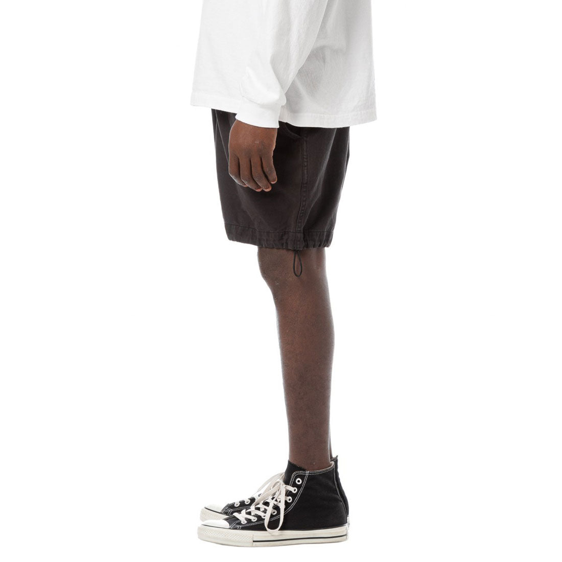 サンディニスタ SANDINISTA Sandinista Vintage Chino Tuck Shorts Overdyed（サンディニスタ ヴィンテージ チノ トラックショーツ オーバーダイ） （VINTAGE BLACK） VINTAGE BLACK