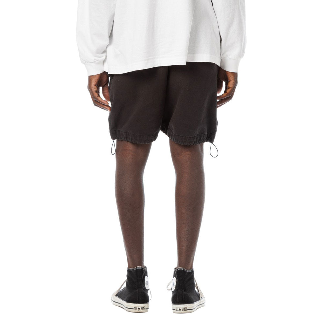 サンディニスタ SANDINISTA Sandinista Vintage Chino Tuck Shorts Overdyed（サンディニスタ ヴィンテージ チノ トラックショーツ オーバーダイ） （VINTAGE BLACK） VINTAGE BLACK