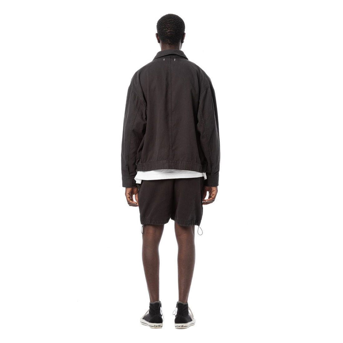 サンディニスタ SANDINISTA Sandinista Vintage Chino Tuck Shorts Overdyed（サンディニスタ ヴィンテージ チノ トラックショーツ オーバーダイ） （VINTAGE BLACK） VINTAGE BLACK