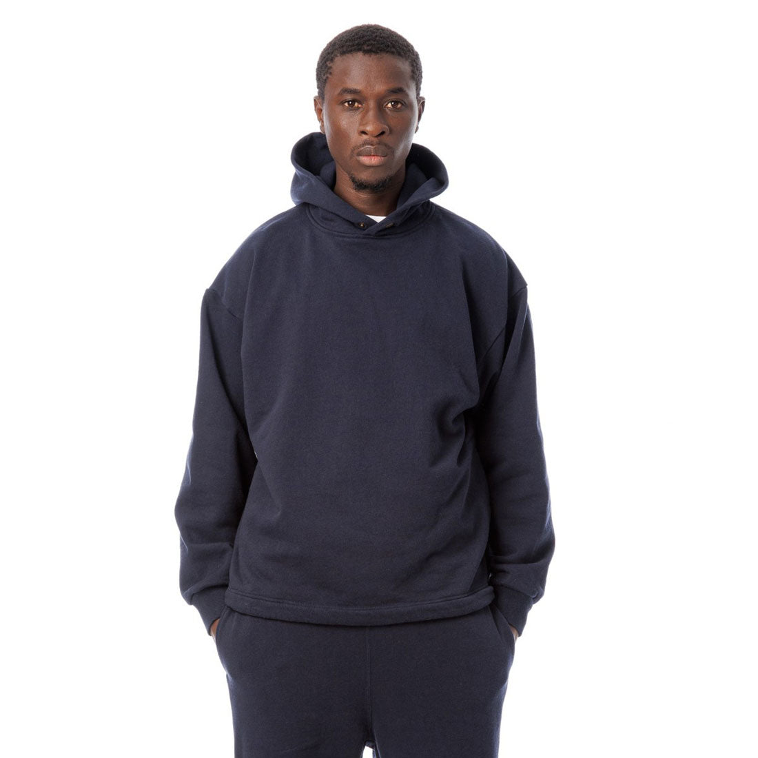 サンディニスタ SANDINISTA Sandinista American Cotton Elastic Hooded Sweatshirt（サンディニスタ アメリカン コットン エラスティック フーデッド スウェット） （NAVY） NAVY