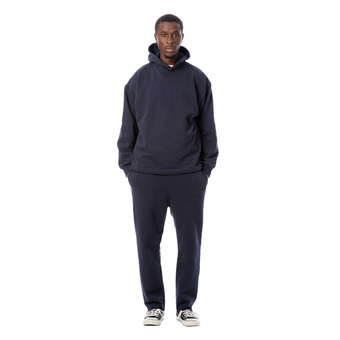 サンディニスタ SANDINISTA Sandinista American Cotton Elastic Hooded Sweatshirt（サンディニスタ アメリカン コットン エラスティック フーデッド スウェット） （NAVY） NAVY