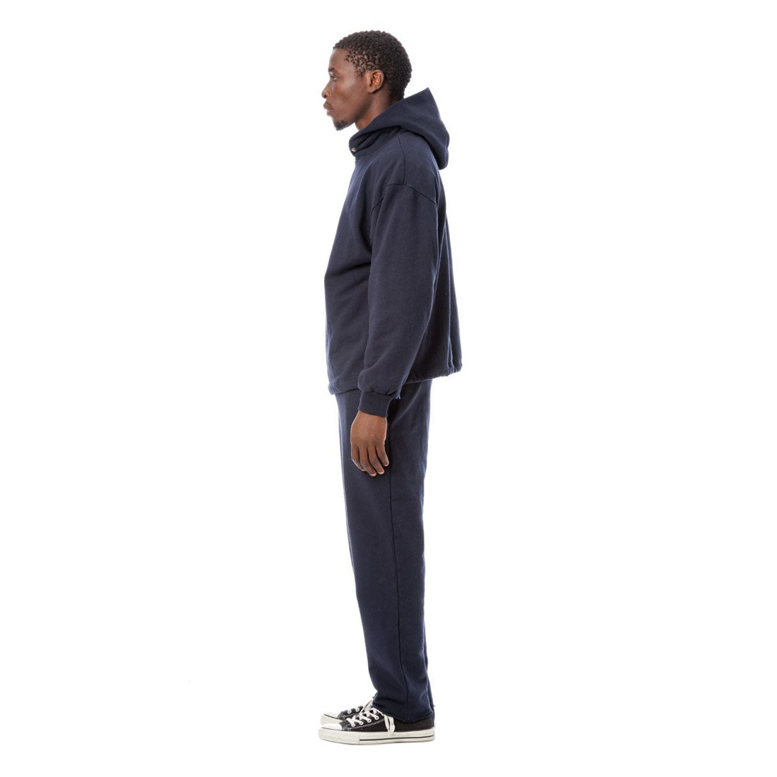 サンディニスタ SANDINISTA Sandinista American Cotton Elastic Hooded Sweatshirt（サンディニスタ アメリカン コットン エラスティック フーデッド スウェット） （NAVY） NAVY
