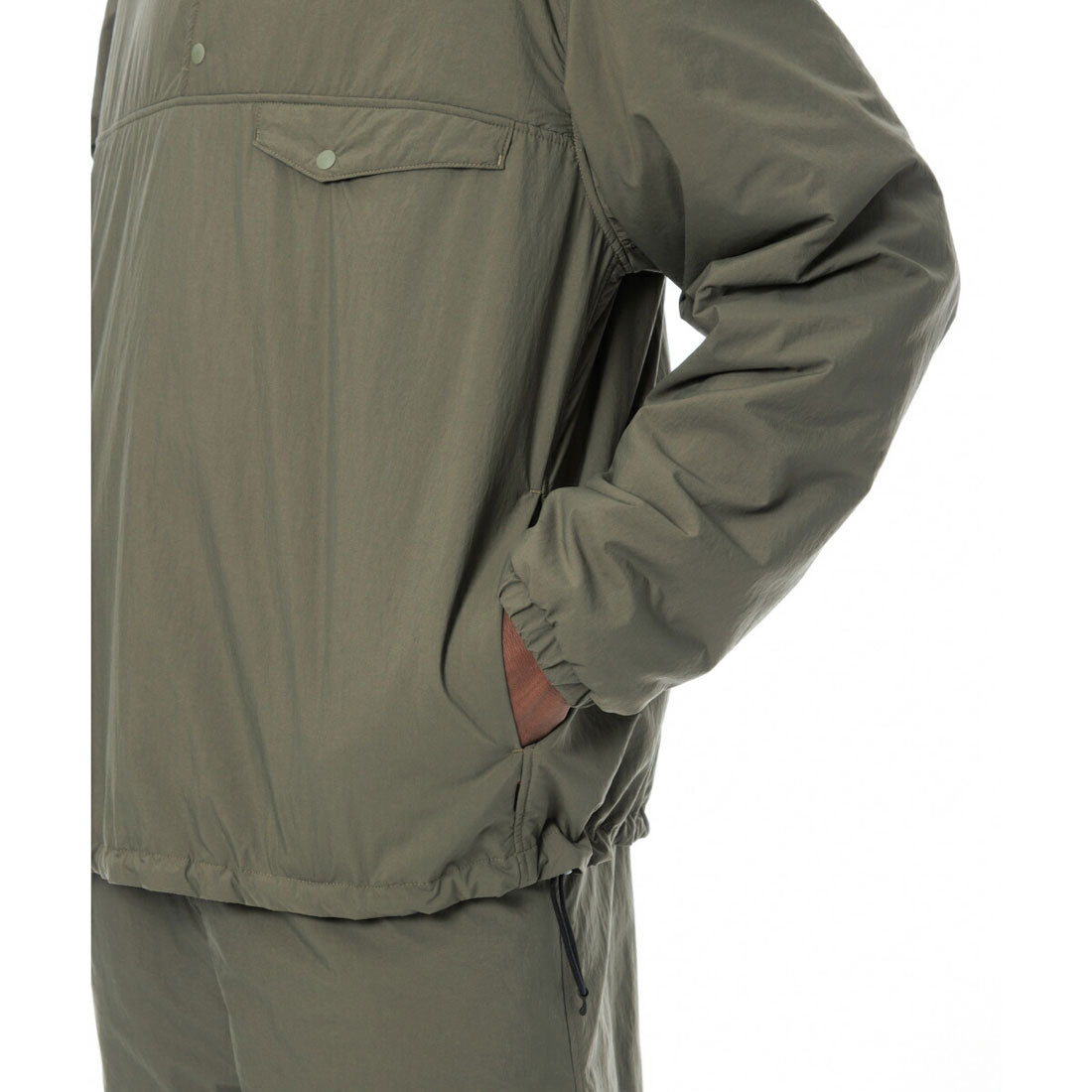 サンディニスタ SANDINISTA SANDINISTA Track Pullover Puff Jacket（サンディニスタ トラック プルオーバー パフジャケット） （OLIVE） OLIVE