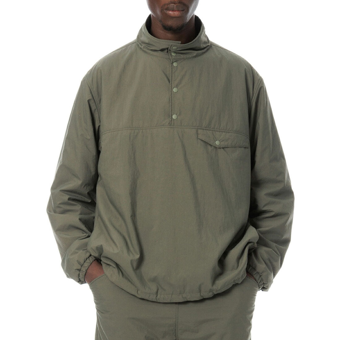 サンディニスタ SANDINISTA SANDINISTA Track Pullover Puff Jacket（サンディニスタ トラック プルオーバー パフジャケット） （OLIVE） OLIVE