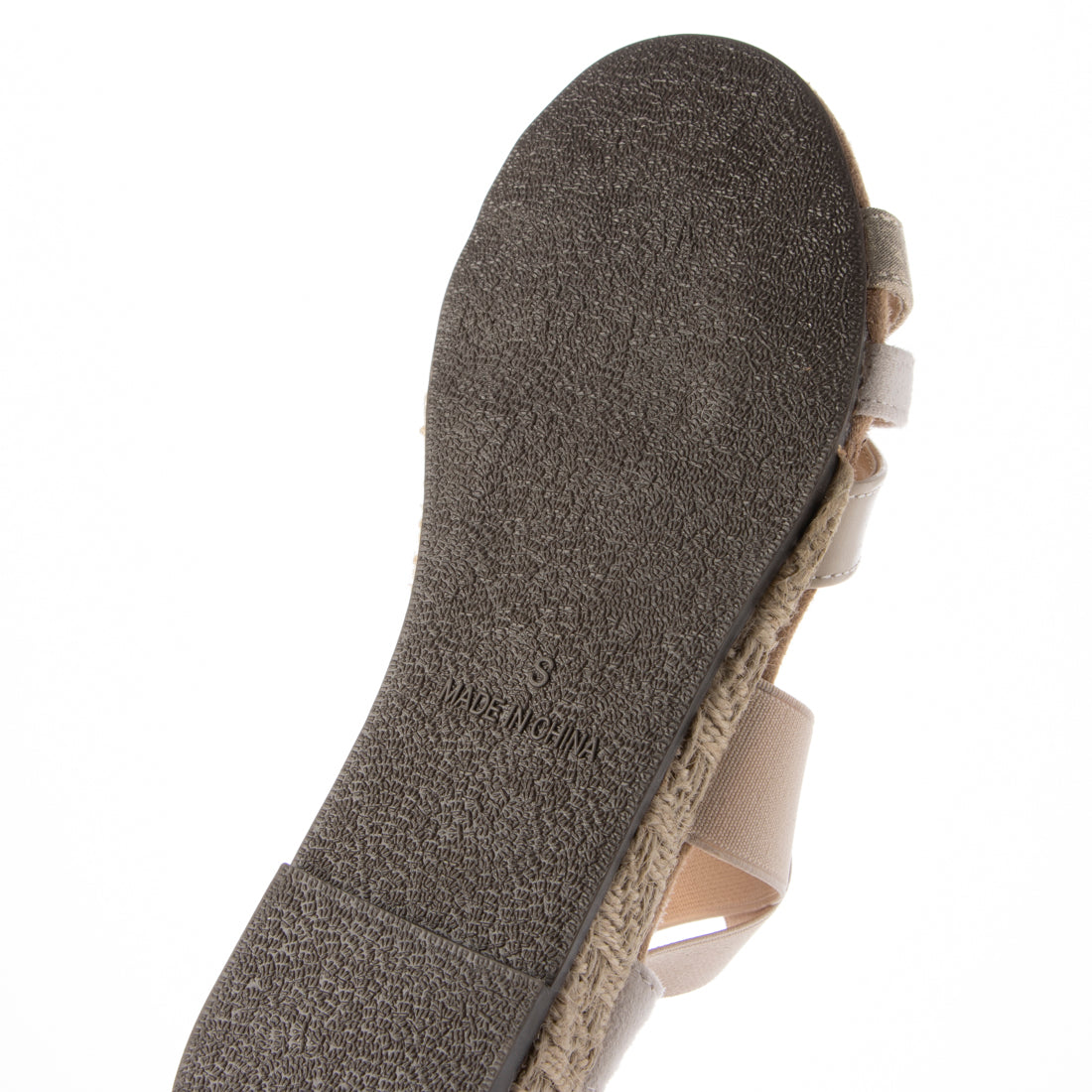 スクランブル Scramble 甲ゴムWクロスベルトローウェッジサンダル （アイボリー） アイボリー