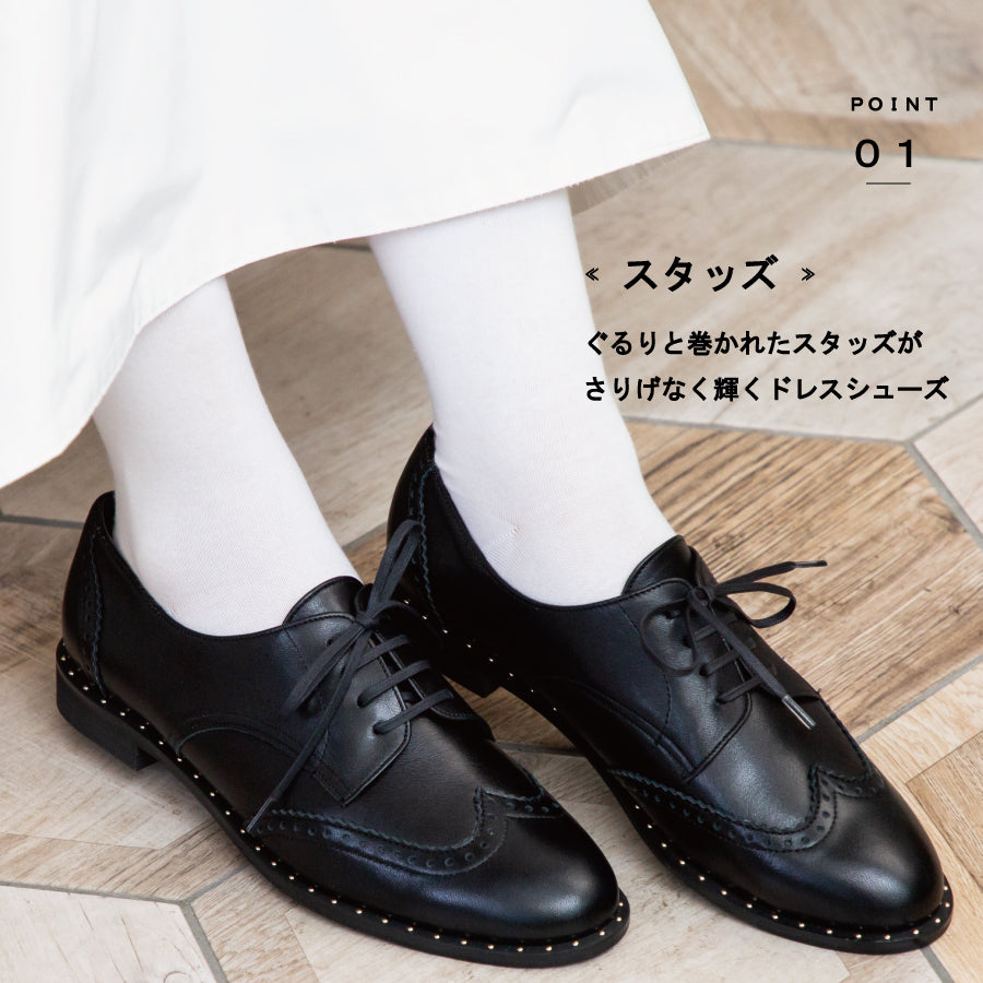 スコーピウス SCORPIUS 【SCORPIUS】 スコーピウス スタッズ レース アップ シューズ
