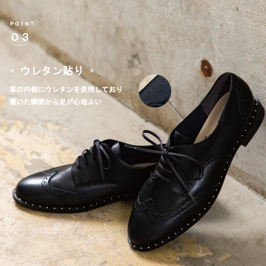 Scorpius SCORPIUS 【SCORPIUS】 Scorpius Studs Lace Up Shoes