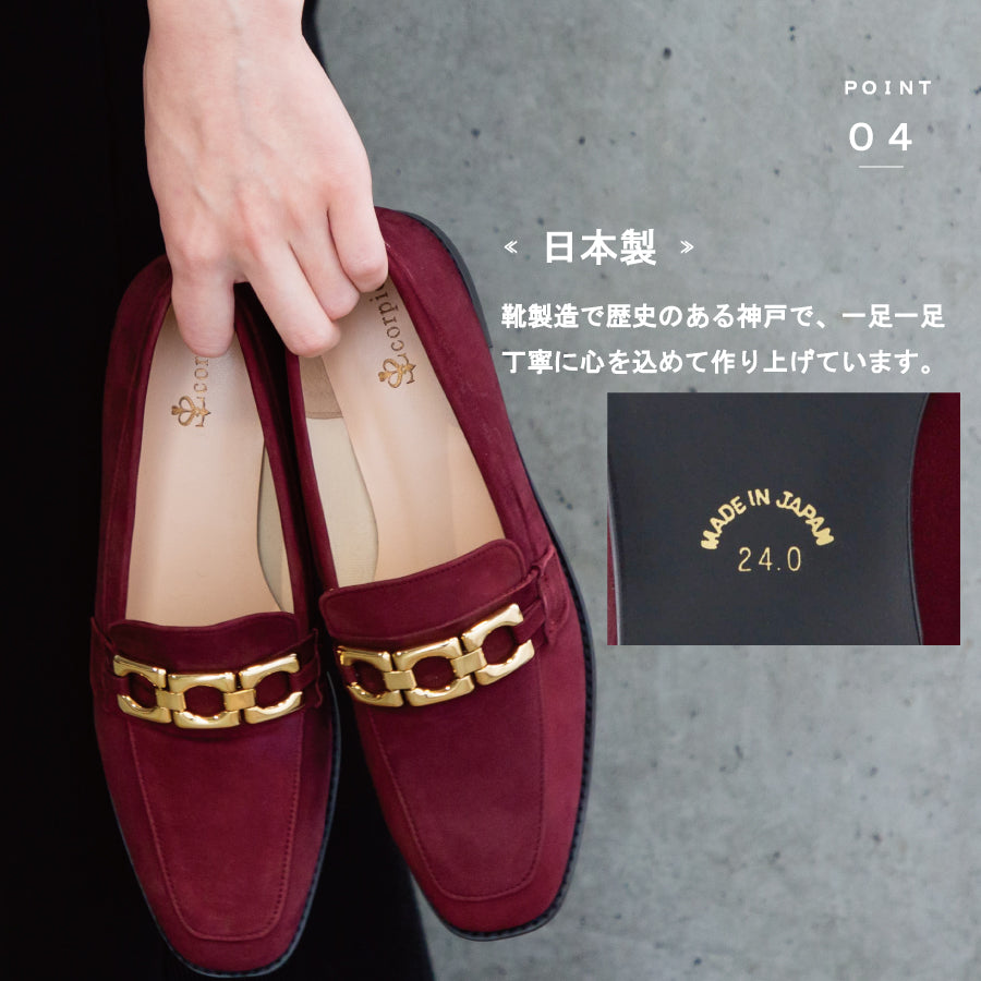 スコーピウス SCORPIUS 【SCORPIUS】 大きめ ビット 付き ローファー （ブラック） ブラック