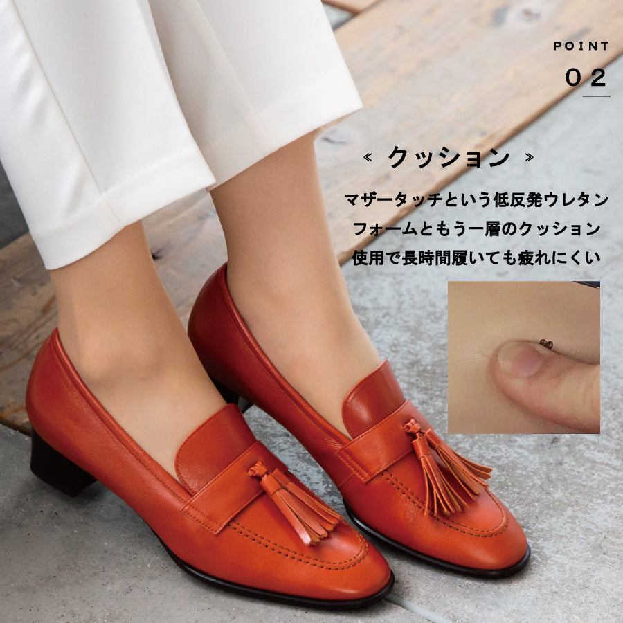 スコーピウス SCORPIUS 【SCORPIUS】 スコーピウス ヒールアップ タッセル ローファー