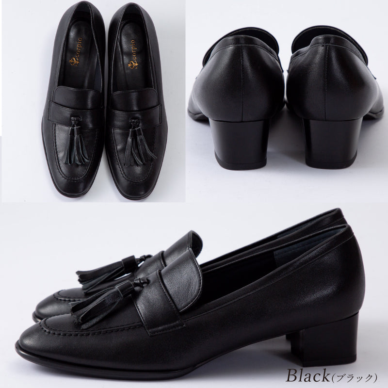 スコーピウス SCORPIUS 【SCORPIUS】 スコーピウス ヒールアップ タッセル ローファー