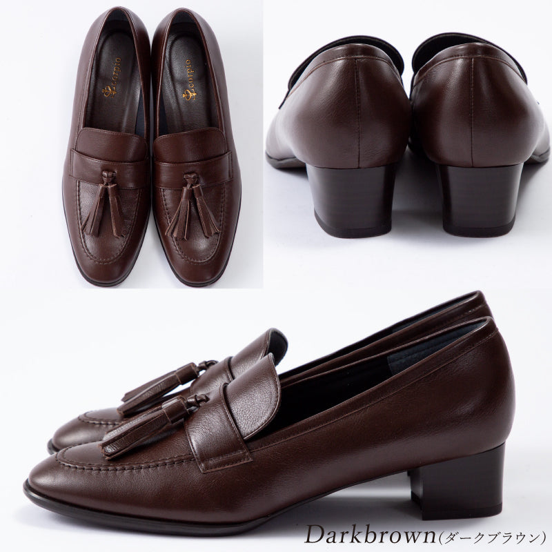 スコーピウス SCORPIUS 【SCORPIUS】 スコーピウス ヒールアップ タッセル ローファー