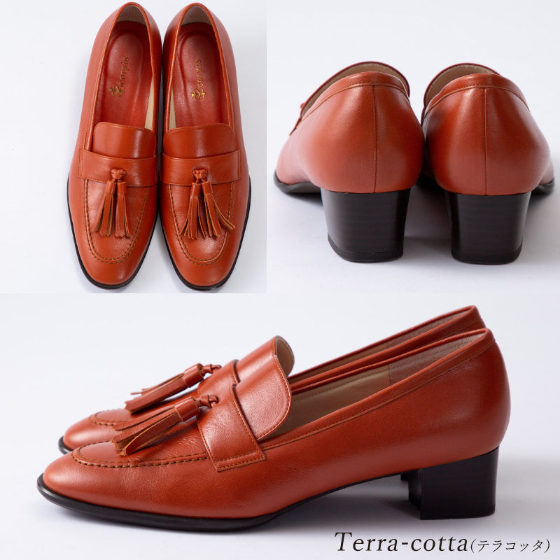 スコーピウス SCORPIUS 【SCORPIUS】 スコーピウス ヒールアップ タッセル ローファー