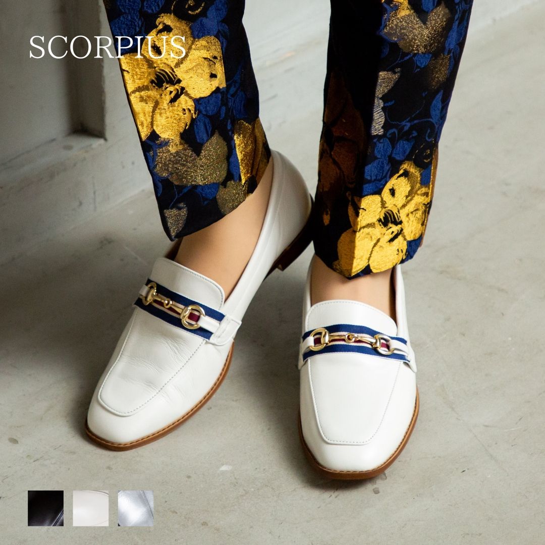 天蠍座 SCORPIUS 【SCORPIUS】 天蠍座 蝴蝶結 鐵頭 平底鞋