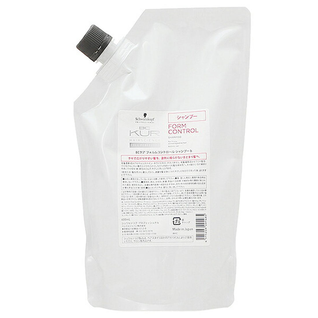Schwarzkopf Professional BC Kur Form Control 洗髮精 600mL [補充裝] [不可退貨產品]