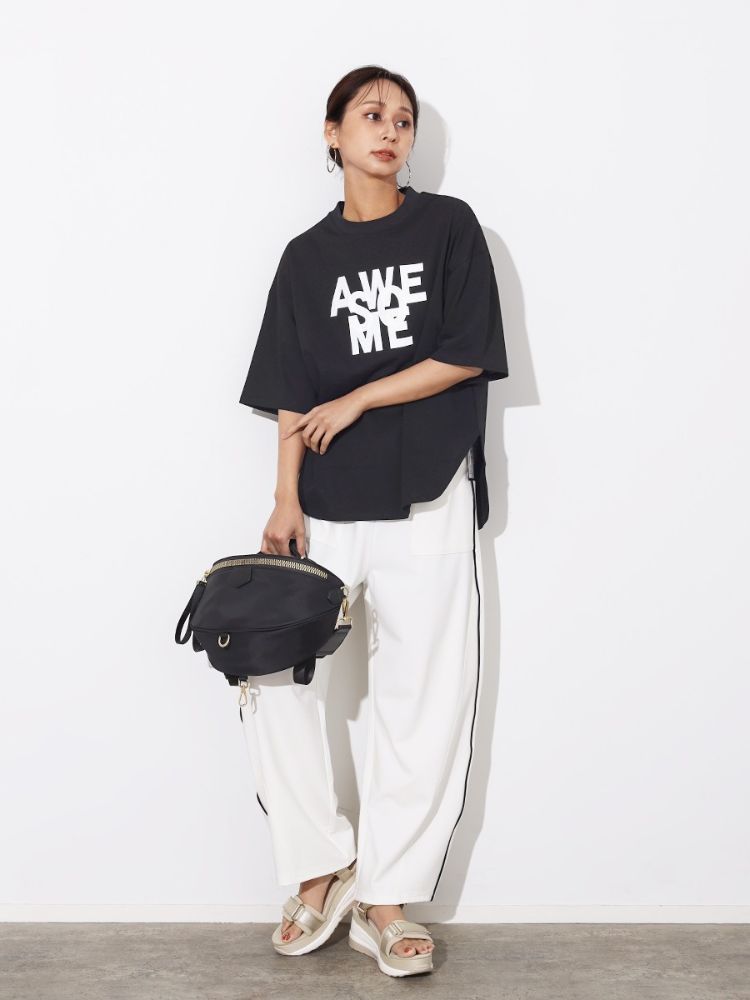 スコットクラブ SCOTCLUB バイカラーロゴTEE （ブラック） ブラック