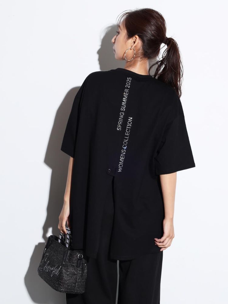 スコットクラブ SCOTCLUB ネックレスチェーンラインストーンTEE （オフホワイト） オフホワイト