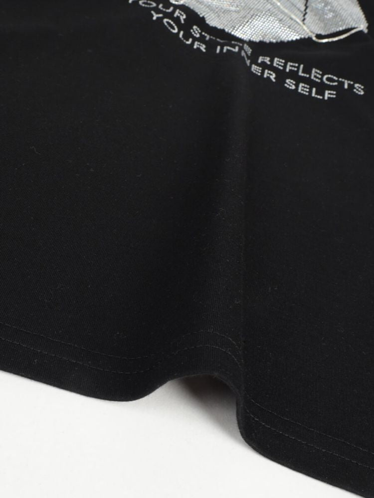スコットクラブ SCOTCLUB ネックレスチェーンラインストーンTEE （オフホワイト） オフホワイト