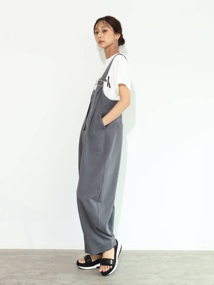 SCOTCLUB High Waist Wide Overalls
