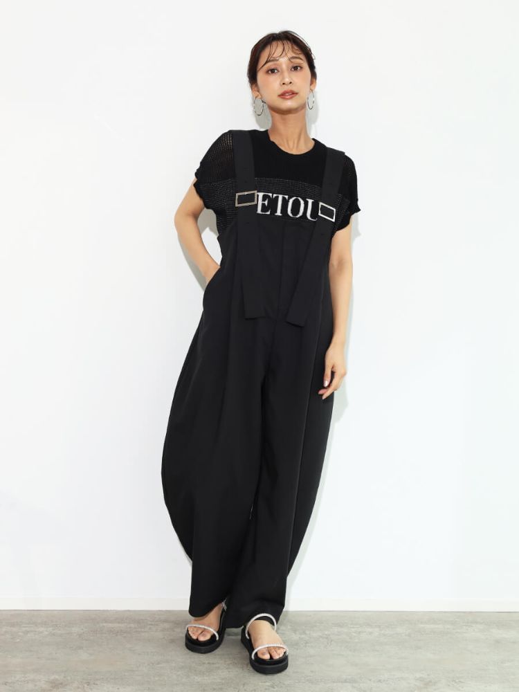 SCOTCLUB High Waist Wide Overalls